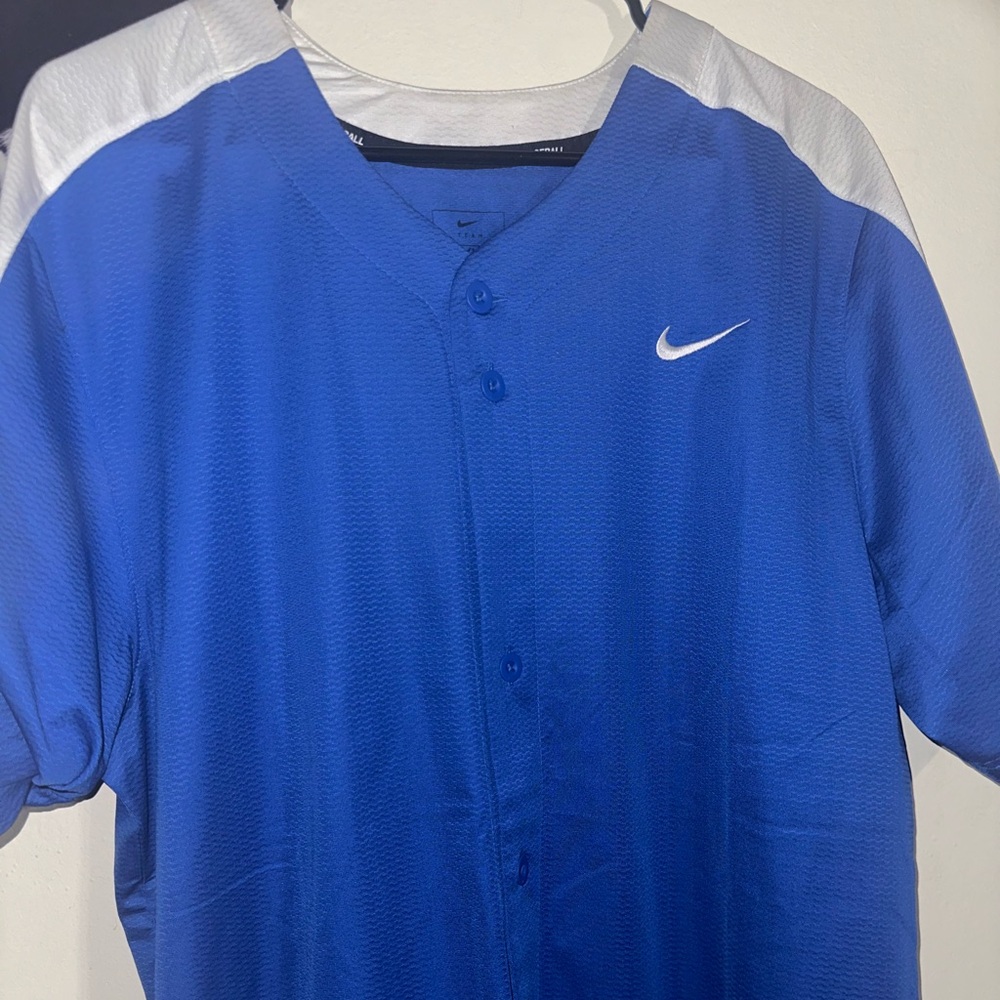 Nike Baseball Shirt Size XL Blue